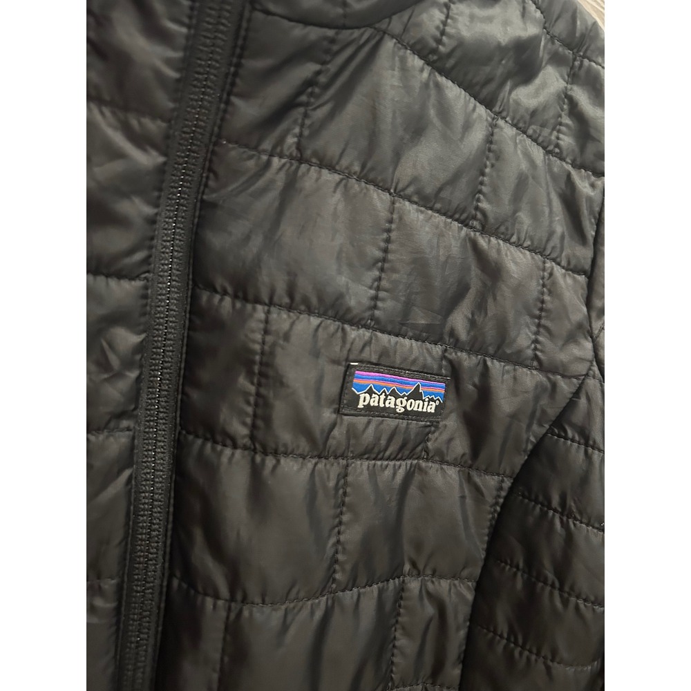 Patagonia Nano Puff Jacket Womens XS Black Full Zip Quilted Puffer 84217 - Picture 7 of 8